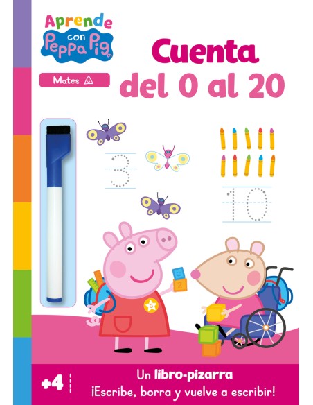 Peppa Pig Primeros aprendizajes Aprende con Peppa Cuenta del 0 al 20