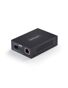 Conversor de Medios de Fibra 10GbE SFP+ - RJ-45 a SFP+ 10GBASE-X - Monomodo - Multimodo - Tramas Jumbo de 16K - TAA