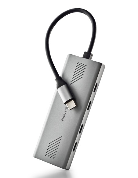 WONDER4-C USB Tipo C 5000 Mbit/s Plata