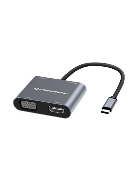 DONN16G Alámbrico USB 3.2 Gen 1 (3.1 Gen 1) Type-C Gris