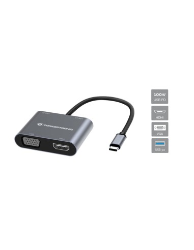 DONN16G Alámbrico USB 3.2 Gen 1 (3.1 Gen 1) Type-C Gris