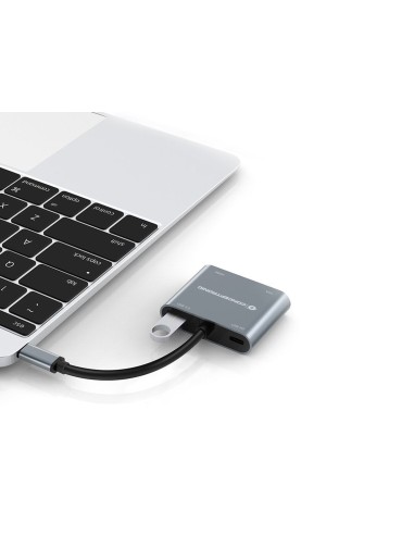 DONN16G Alámbrico USB 3.2 Gen 1 (3.1 Gen 1) Type-C Gris