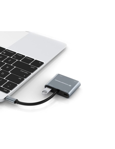 DONN16G Alámbrico USB 3.2 Gen 1 (3.1 Gen 1) Type-C Gris