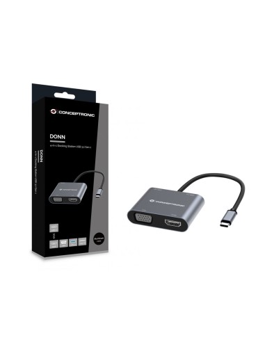 DONN16G Alámbrico USB 3.2 Gen 1 (3.1 Gen 1) Type-C Gris