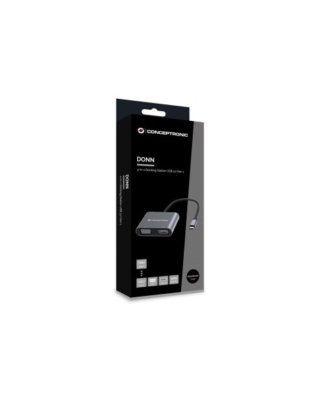 DONN16G Alámbrico USB 3.2 Gen 1 (3.1 Gen 1) Type-C Gris