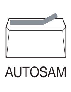CAJA 250 SOBRES FOLIO PROLONGADO (260X360) OFFSET BLANCO 100 GRS. AUTOSAM AUTOADHESIVO CON TIRA DE SILICONA SAM 268722