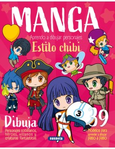 Manga Aprendo a dibujar personajes estilo chibi