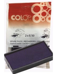 BLISTER 2 ALMOHADILLAS E30 AZUL COLOP