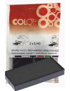 BLISTER 2 ALMOHADILLAS E30 ROJO COLOP