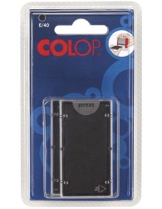 BLISTER 2 ALMOHADILLAS E60 NEGRO COLOP