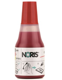 BOTE TINTA NORIS 110S 25ML ROJO