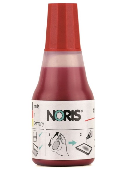 BOTE TINTA NORIS 110S 25ML ROJO