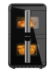 Cecofry DuoLevel 12000 Window Doble 12 L Independiente 2900 W Freidora de aire caliente Negro