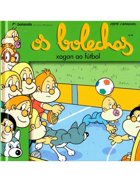 Os Bolechas xogan ao futbol
