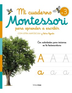 Mi cuaderno Montessori para aprender a escribir