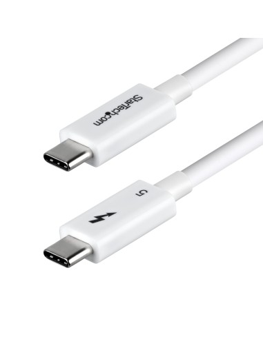 Cable Thunderbolt 5 Certificado de 1m - 80Gbps/120Gbps - 8K60Hz - PD 240W - Cable Thunderbolt Certificado - Compatible con Thund