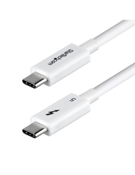 Cable Thunderbolt 5 Certificado de 1m - 80Gbps/120Gbps - 8K60Hz - PD 240W - Cable Thunderbolt Certificado - Compatible con Thund