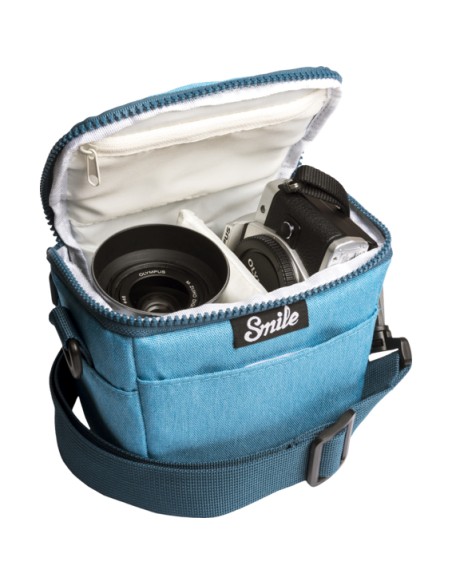 111653040199 estuche para cámara fotográfica Cubierta de hombro Azul