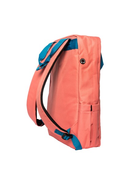Mochila para Portátil hasta 16 pulgadas Penny con salida para auriculares color Coral