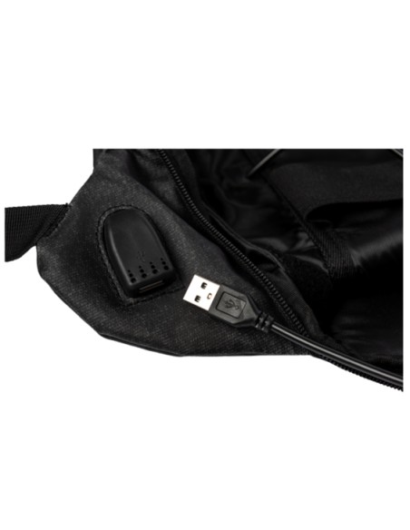 Mochila Antirrobo Impermeable para Portátil hasta 16 pulgadas The Rock con Puerto USB color Negro
