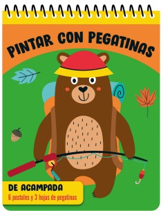 PINTAR CON PEGATINAS De acampada