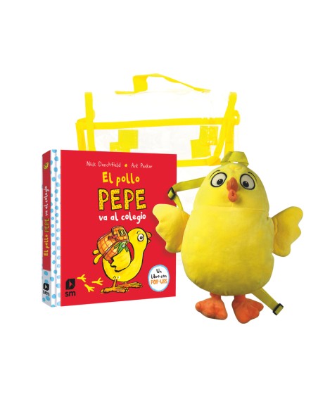 Pack de El pollo Pepe va al colegio