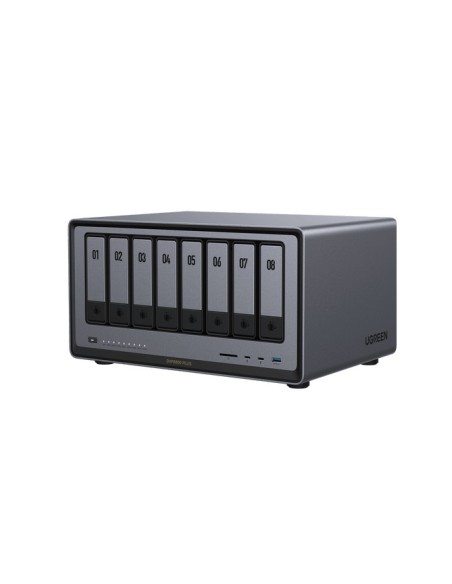 35127B servidor de almacenamiento NAS Escritorio Intel® Core i5 i5-1235U 8 GB DDR5 0 TB UGOS Pro Gris