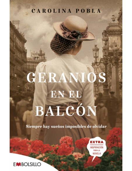 Geranios en el balcon