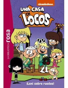 La biblioteca rosa Una casa de locos 5 Leni sobre ruedas