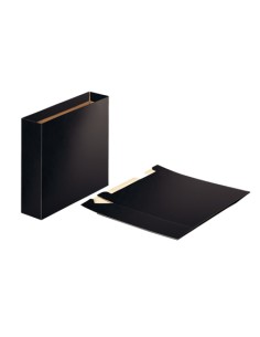 624149 archivador organizador Cartón Negro Pack 20 Unid