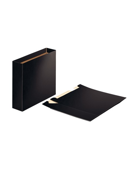624149 archivador organizador Cartón Negro Pack 20 Unid
