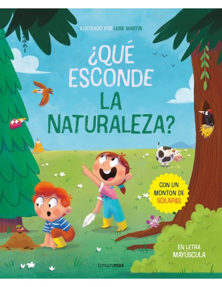 Que esconde la naturaleza Libro con solapas