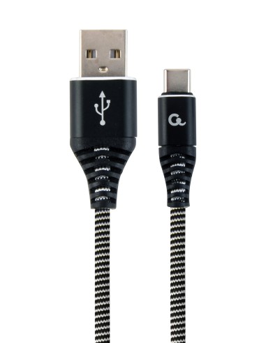 CC-USB2B-AMCM-2M-BW cable USB USB 2.0 USB A USB C 0,48 Gbit/s Negro, Blanco