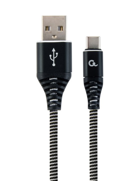 CC-USB2B-AMCM-2M-BW cable USB USB 2.0 USB A USB C 0,48 Gbit/s Negro, Blanco