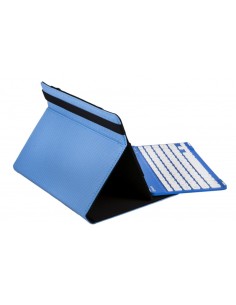 Funda Universal Gripcase con Teclado para tablets de 9 a 10.1" - Azul