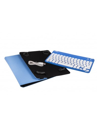 Funda Universal Gripcase con Teclado para tablets de 9 a 10.1" - Azul