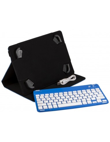 Funda Universal Gripcase con Teclado para tablets de 9 a 10.1" - Azul