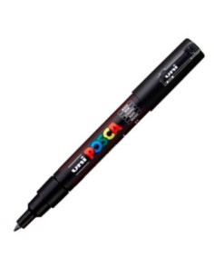 MARCADOR UNI POSCA PC1M COLOR NEGRO PUNTA 07MM