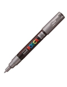 MARCADOR UNI POSCA PC1M COLOR PLATA PUNTA 07MM PC1M26