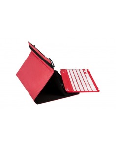 Funda Universal Gripcase + Teclado (9'' - 10.1'') - Rojo