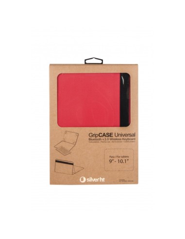 Funda Universal Gripcase + Teclado (9'' - 10.1'') - Rojo