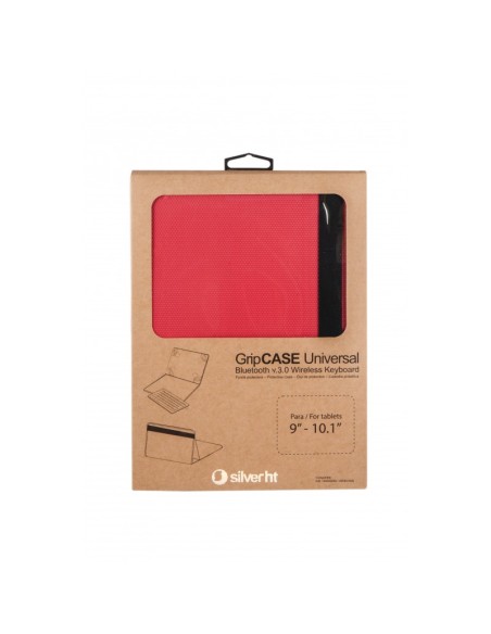 Funda Universal Gripcase + Teclado (9'' - 10.1'') - Rojo Funda Universal Gripcase + Teclado (9'' - 10.1'') - Rojo
