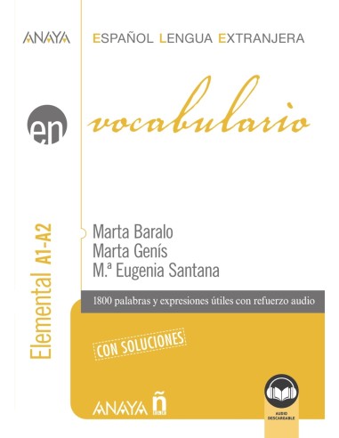 Vocabulario Nivel elemental A1 A2 edicion 2023
