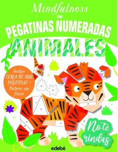 MINDFULNESS con pegatinas numeradas ANIMALES