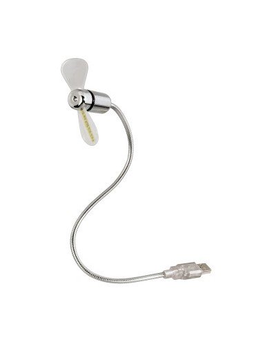 | Ventilador USB, silencioso, con interruptor de encendido y apagado, color blanco