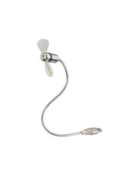 | Ventilador USB, silencioso, con interruptor de encendido y apagado, color blanco