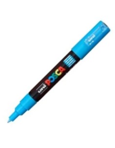MARCADOR UNI POSCA PC1M COLOR AZUL CLARO PUNTA 07MM