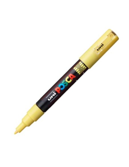 MARCADOR UNI POSCA PC1M COLOR AMARILLO PUNTA 07MM PC1M2