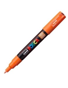 MARCADOR UNI POSCA PC1M COLOR NARANJA PUNTA 07MM