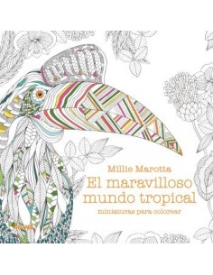 Maravilloso mundo tropical Miniaturas para colorear